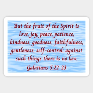 Bible Verse Galatians 5:22-23 Sticker